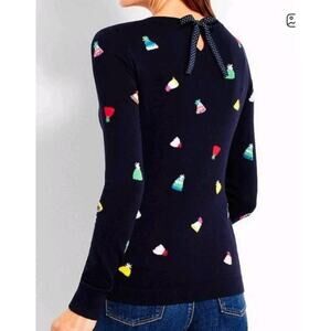 NWT Talbots Party Hat Winter Hat Sweater Cotton Cashmere Medium